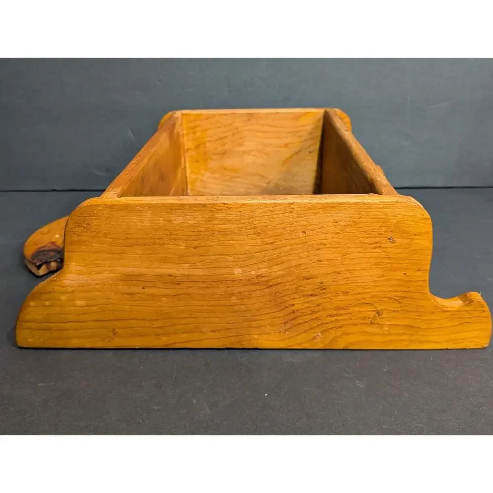 Vintage Pine Wall Shelf Handmade Scalloped Top Farmhouse Spice Rack Cottagecor